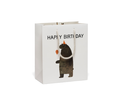 Party Bear Birthday bag|Red Cap Cards