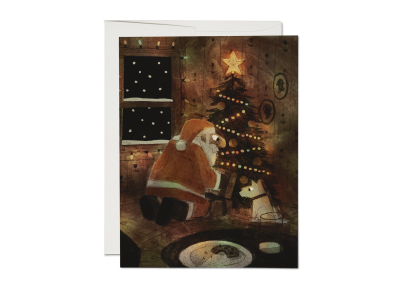 Twinkling Lights Holiday card|Red Cap Cards