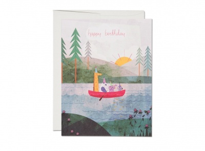 Four Canoe|Red Cap Cards