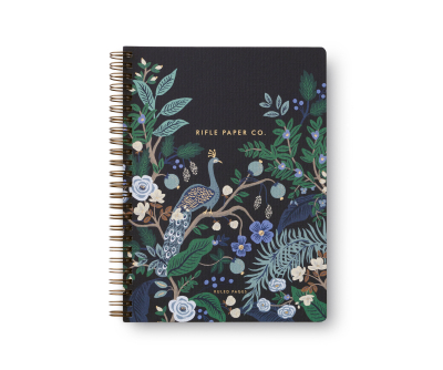 Peacock Spiral Notebook|Rifle Paper