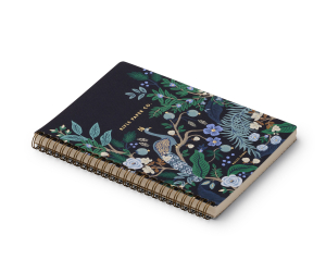 Peacock Spiral Notebook|Rifle Paper