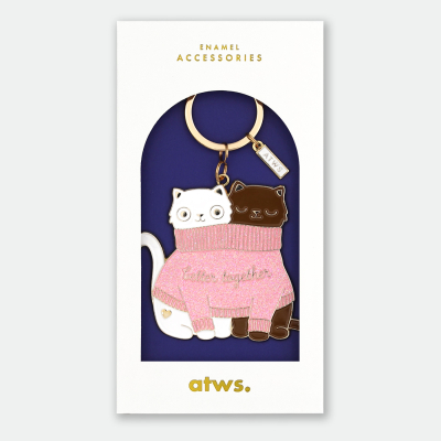 2 Cats In A Sweater - Keychain|All The Ways To Say