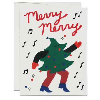 Dancing Tree Holiday|Red Cap Cards