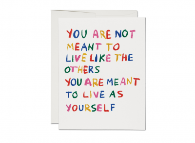 Be Yourself|Red Cap Cards