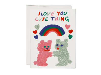 Cute Thing Love card|Red Cap Cards