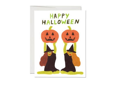 Halloween Witches card|Red Cap Cards