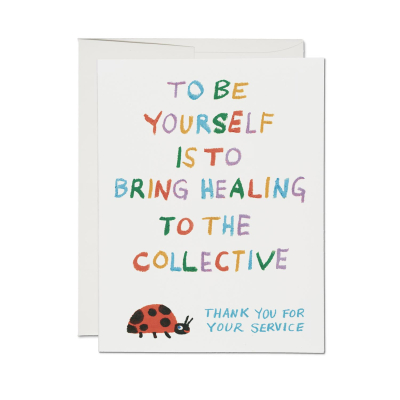 Collective Healing Pride card|Red Cap Cards