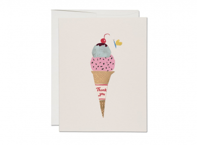 Ice Cream Cone|Red Cap Cards