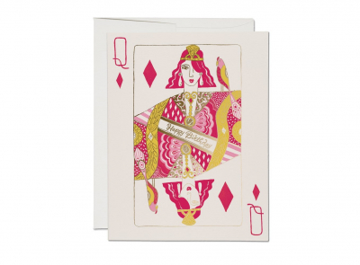Queen of Diamonds|Red Cap Cards