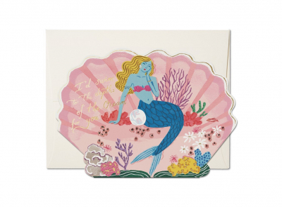 Blue Mermaid|Red Cap Cards