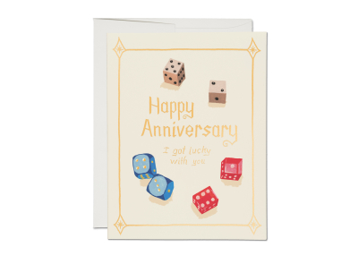 Lucky Dice Anniversary|Red Cap Cards
