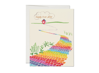 Rainbow Brick Road Wedding|Red Cap Cards