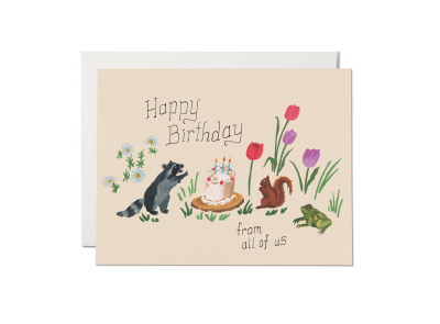 Birthday Critters|Red Cap Cards