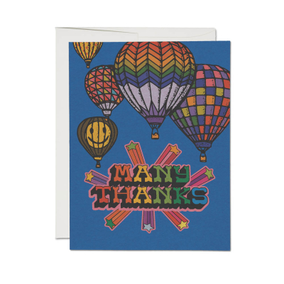 Hot Air Balloons Thank You boxed set|Red Cap Cards