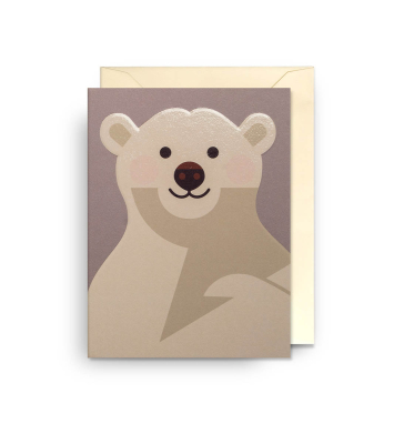 MINI CARD Arctic Polar Bear