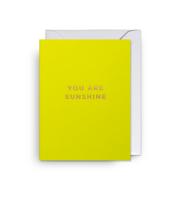 MINI CARD You Are Sunshine
