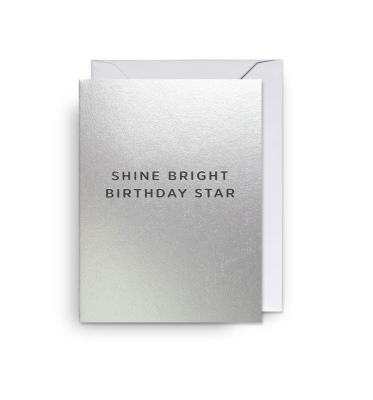 MINI CARD Shine Bright Birthday Star