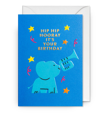Hip Hip Hooray Its Your Birthday Elephant