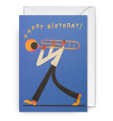 Happy Birthday Trombone Man