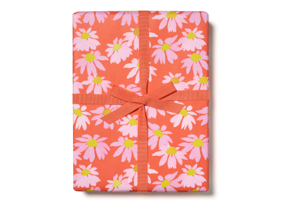 Coneflower wrap roll-3 sheets|Red Cap Cards