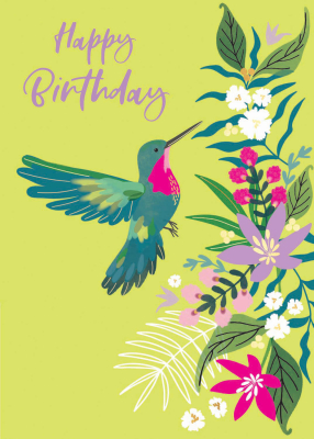 Happy Bday Humming Bird