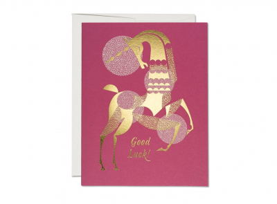 Good Luck Unicorn|Red Cap Cards