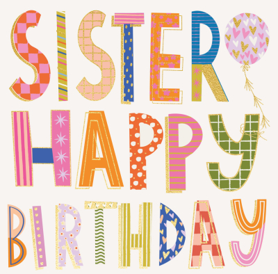 Sister Birthday Pattern