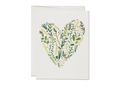 Floral Heart|Red Cap Cards