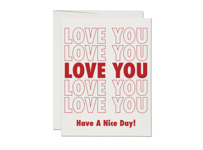 Grocery Bag Love card|Red Cap Cards