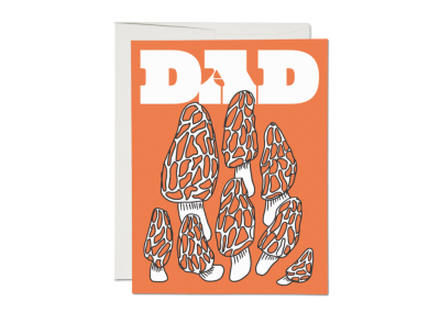 Dad Morels Father's Day card|Red Cap Cards