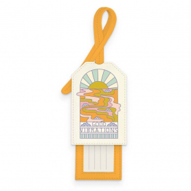 Good Vibrations Slide-Out Luggage Tag|Studio Oh