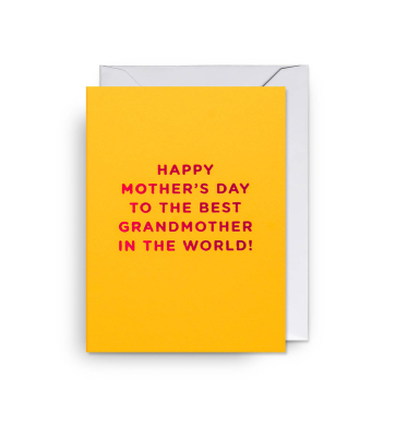 MINI CARD Happy Mothers Day To The Best Grandmother