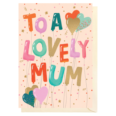 Lovely Mum Heart Balloons