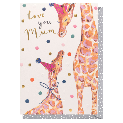 Love You Mum Giraffes