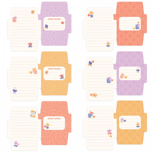 Swaying Blooms Mini Memos with Stickers|Studio Oh