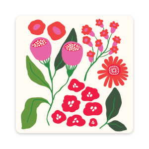 Botanical Bliss Mini Note Card Set with Stickers|Studio Oh!