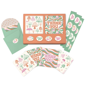 Wild Realm Mini Note Card Set with Stickers|Studio Oh!