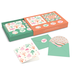 Wild Realm Mini Note Card Set with Stickers|Studio Oh!