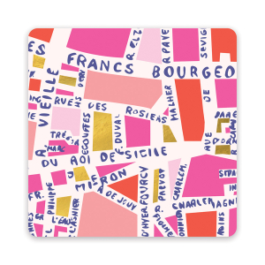 Rues de Paris Mini Note Card Set with Stickers|Studio Oh