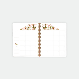 Pink Croco - Monthly Planner Spirals|All The Ways To Say