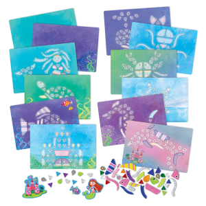 Mosaics: Mermaid Island Sparkle Mosaics|Peaceable Kingdom
