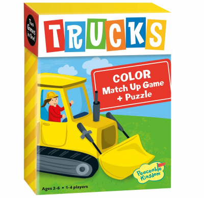 Trucks Color Match Up - 24 pieces|Peaceable Kingdom