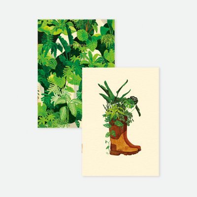 Duo Gardening Boots - Pocket Notebook A6 Duo|All The Ways To