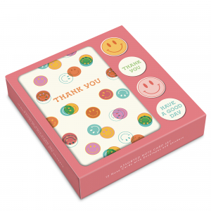 Be All Smiles Note Card Set with Stickers|Studio Oh