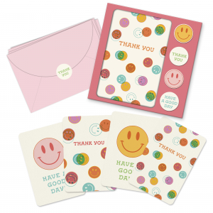 Be All Smiles Note Card Set with Stickers|Studio Oh