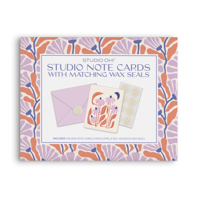 Keep Blossoming Studio Note Cards with Matching Wax Seals|St
