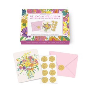 Garden Splash Studio Note Cards with Matching Wax Seals|Stud