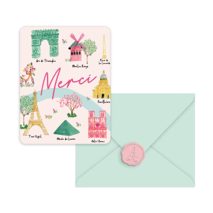 Sights of Paris Studio Note Cards with Matching Wax Seals|St