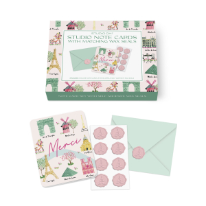 Sights of Paris Studio Note Cards with Matching Wax Seals|St