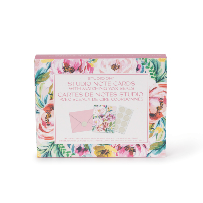 Bella Flora Studio Note Cards with Matching Wax Seals|Studio